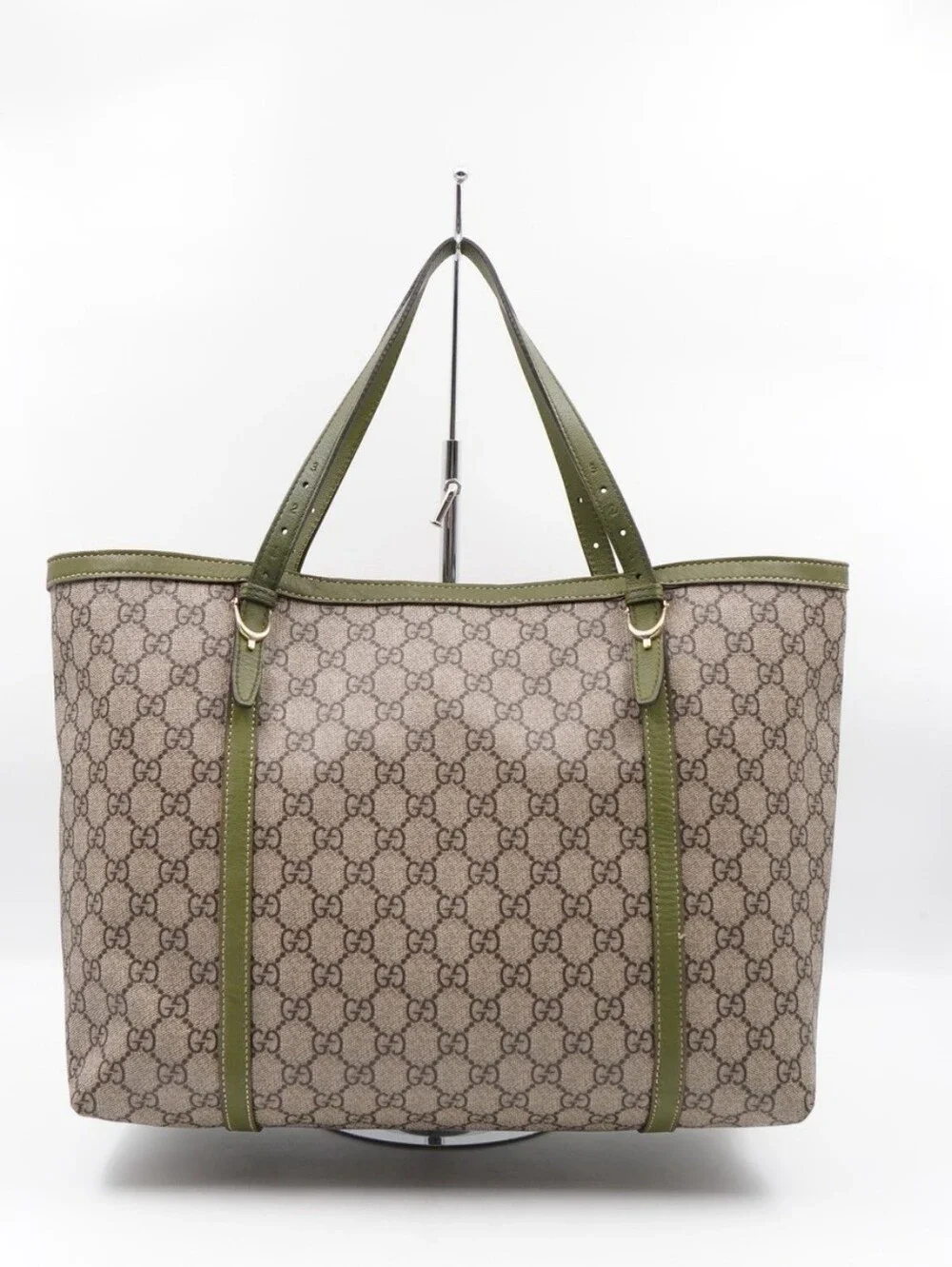 CN35 💟 GUCCI GG Supreme Monogram Nice Tote